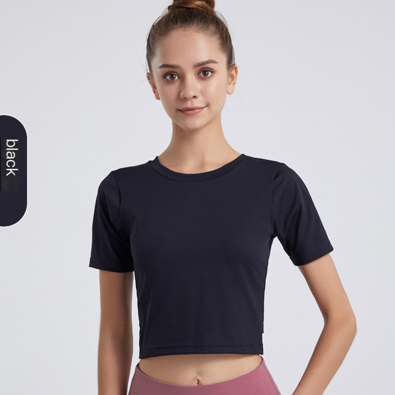 Women's Casual Yoga T-Shirt & Short Sports Tank Top