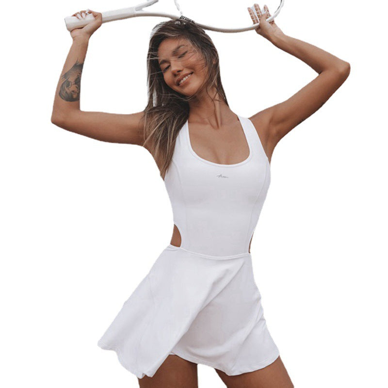Backless Sports Fitness Clothing for Running, Tennis, Golf