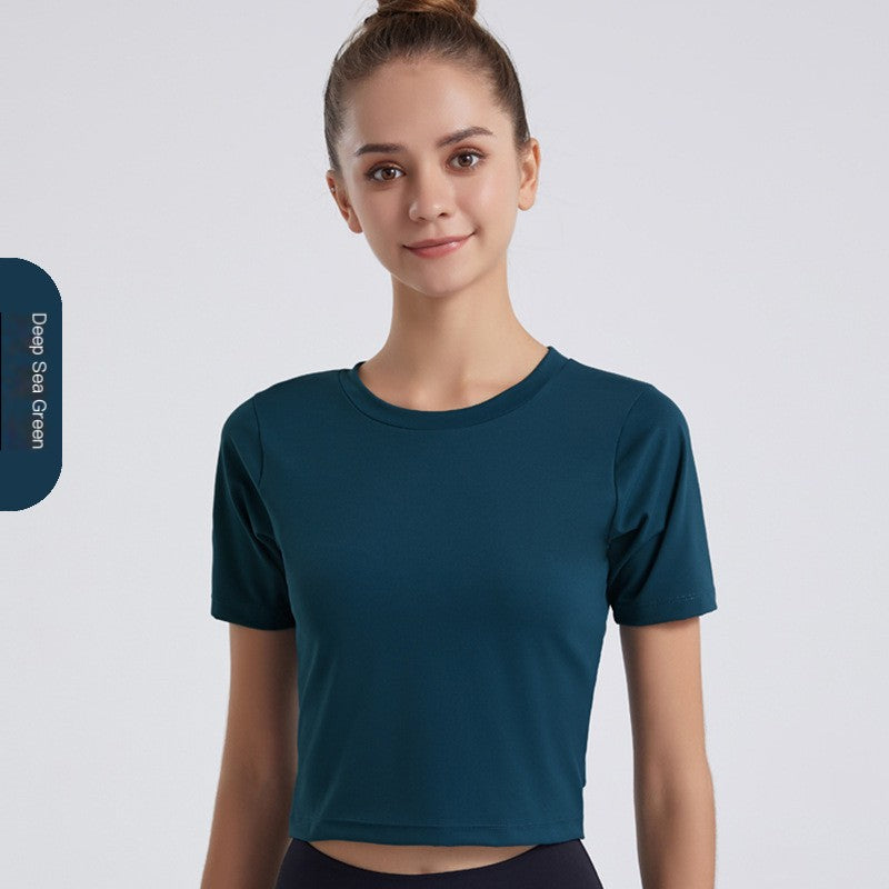 Women's Casual Yoga T-Shirt & Short Sports Tank Top